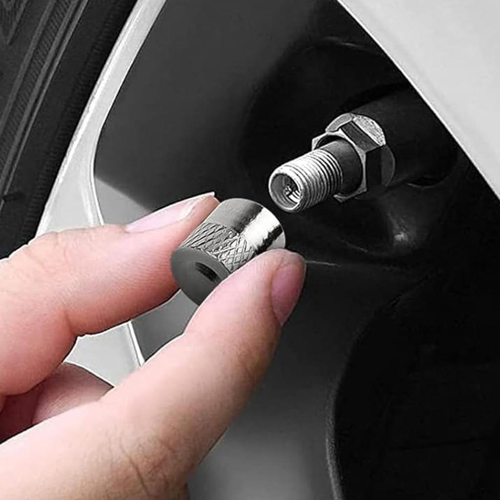 Car Tire Caps, Tire Air Caps, Airtight Seal Rubber Ring Seals, 12 Tire Valve