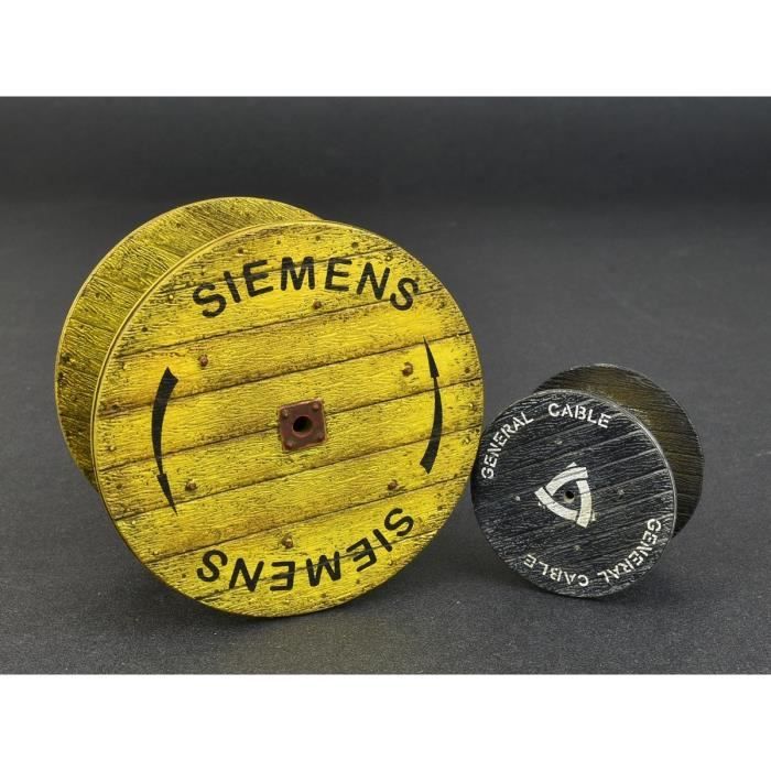 Modèle détaillé Kit - Miniart - Bobines de câble - Échelle 1:35 - À partir de 14 ans - Mixte