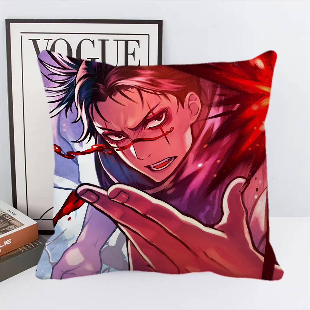 Anime Jujutsu Kaisen Choso Pillow Case Square Pillow Bedroom Sofa Leisure Comfort Cushion Car Living Room Home Decoration