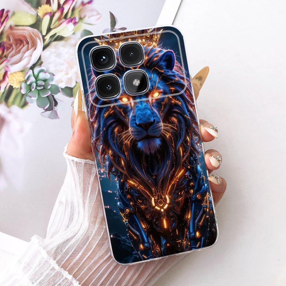 Case For Xiaomi Redmi K70 Pro Ultra Cover Popular Flower Soft Transparent Silicone Phone Shells For Xiaomi Redmi K70 K70e Fundas