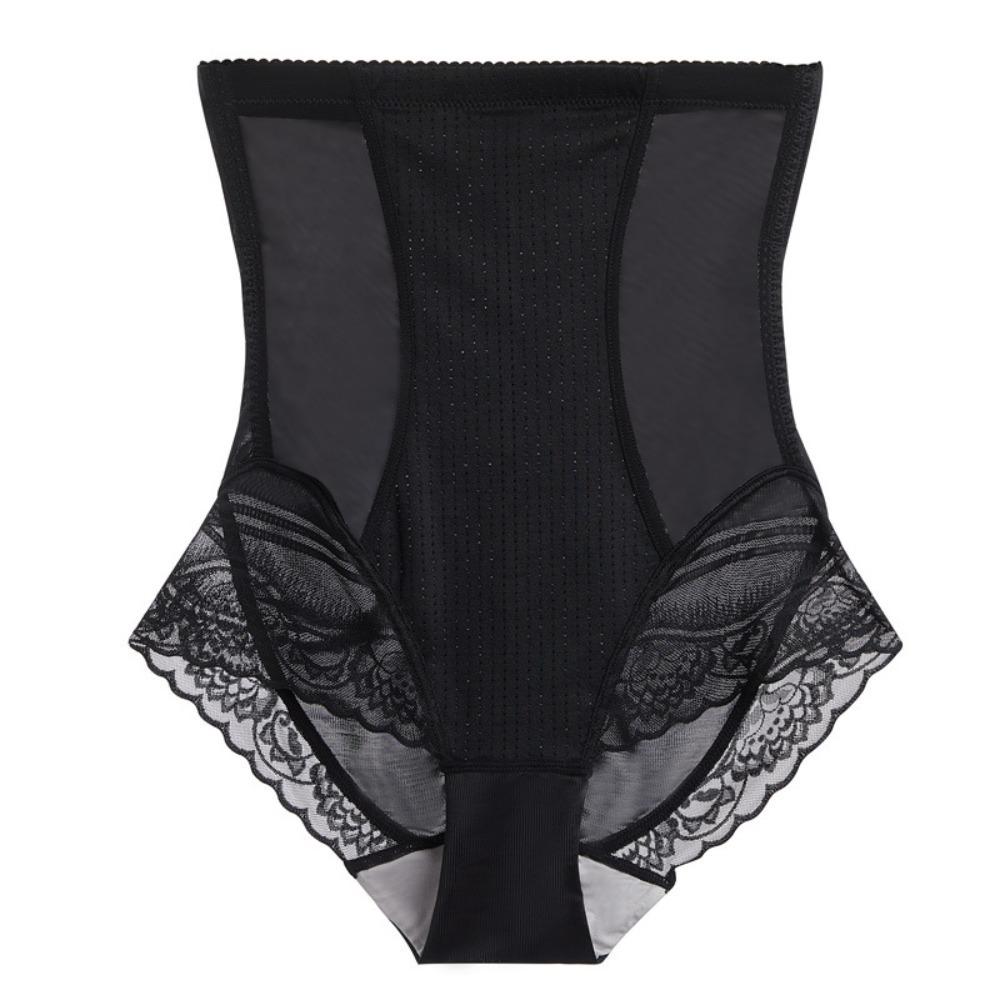 Lace Flower Postpartum Panties High Waist Slim Seamless Underwear Breathable Hip Lift Shaper  Women
