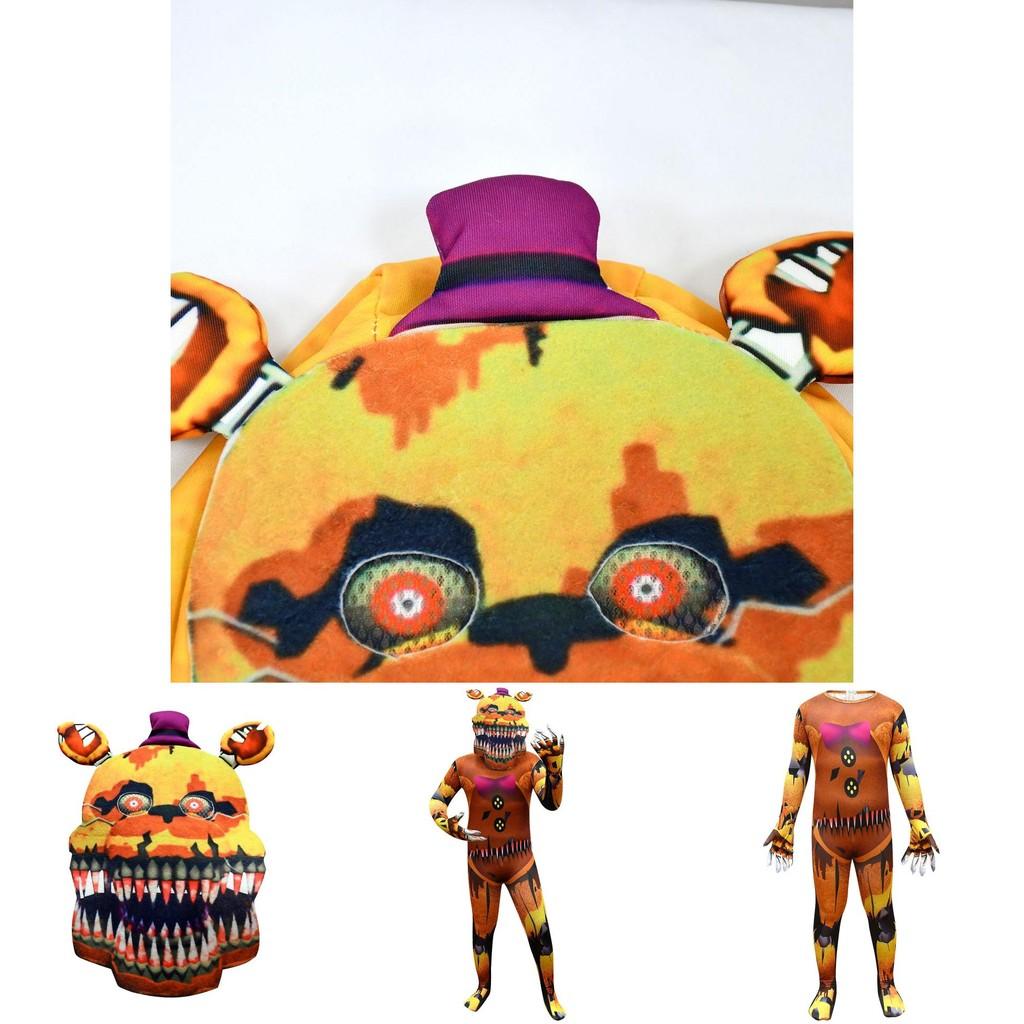 Kinder-Halloween-Kostüm Inspiriert von Five Nights At Freddy's Siamese Cosplay-Anzug Aus Weichem Milchseidenstoff