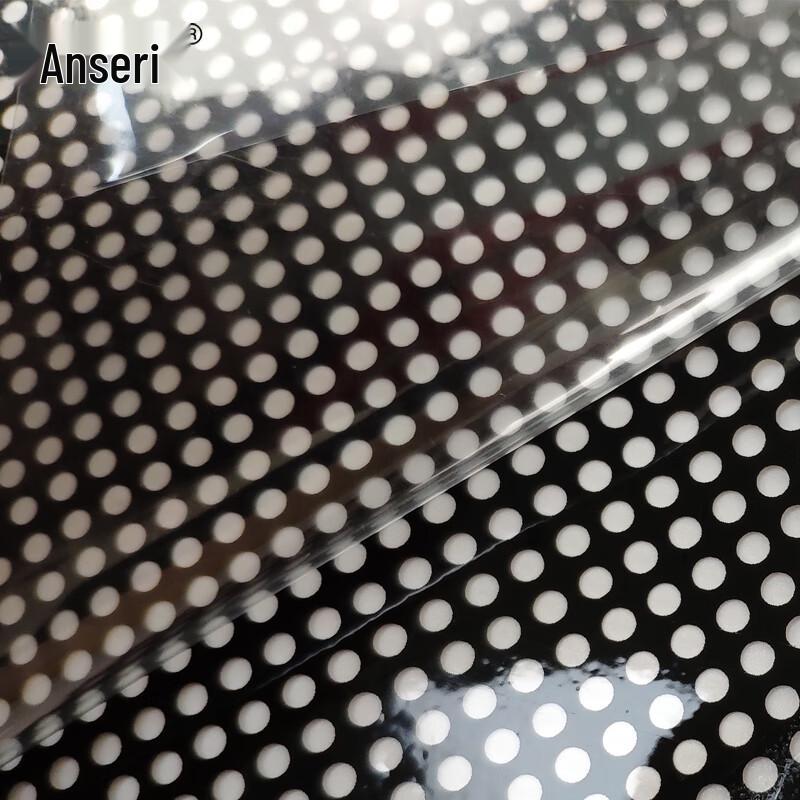 Black Mesh Office Window Film