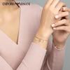 Emporio Armani MY EA LOVE Series Personalized Fashion Stainless Steel Bracelet Women's Style Bracelet F Basic Packaging-brand Original Box