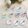 Cute Girl Wavy Edge Heart-shaped Bow Hair Clip Forehead Bangs Side Hair Clip Hair Accessory