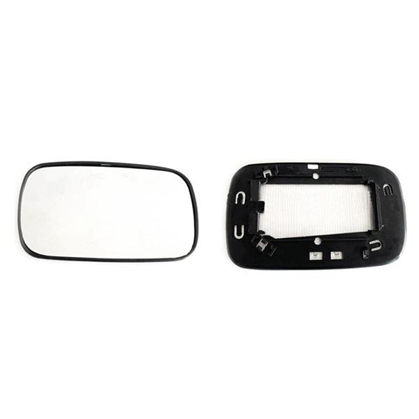 One Pair of Heated Rearview Mirror Glass Lens for 2006-2007 Volvo S40 Models (8679827, 8679831). None