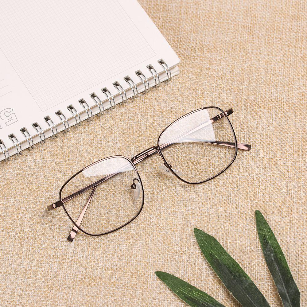New Fashion Portable Metal Optical Glasses Eyeglasses Frame Square Glasses Spectacles