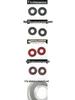 Decorative Frame for HR-V 22 Models: Rear Reading Light Cover and Third Row Sequin Sticker