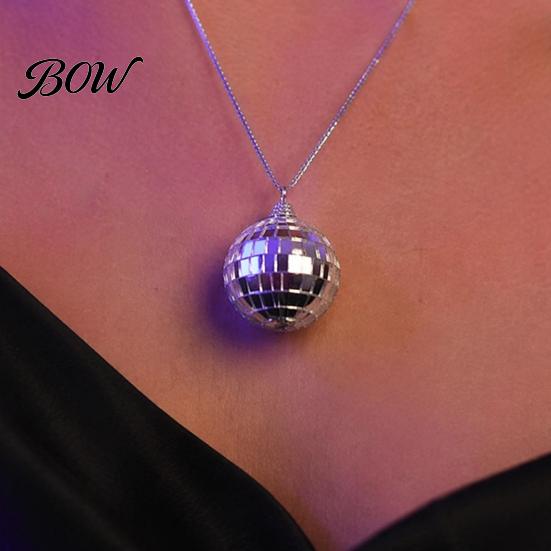 Festival Hanging Ornaments for Holidays 6 Pcs Mini Silver Disco Balls, Mirror Ball Ornaments, Reflective Balls Party Decorations Decoration with