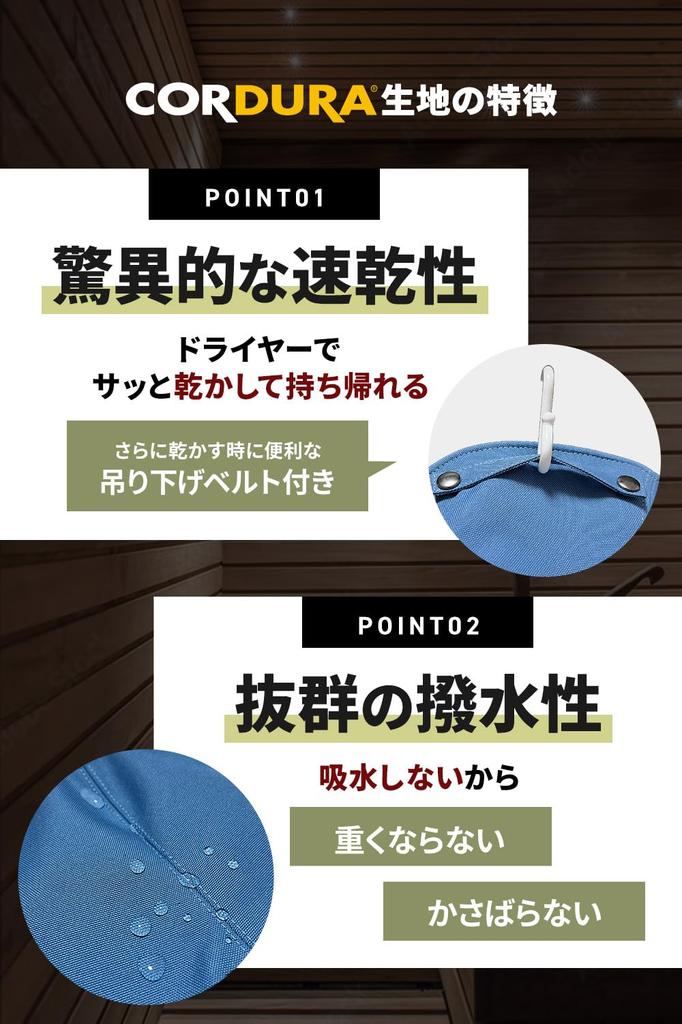 Material CORDURA bietet überwältigende und Sauna Sauna Sauna Sauna grau [Heart Beat's] [Hochleistungs-schnelltrocknende Haltbarkeit] Hut, Matte, waschbar,