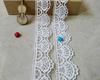 4cm Wide Water-Soluble Lace Trim for DIY Clothing and Skirt Hem Embroidery