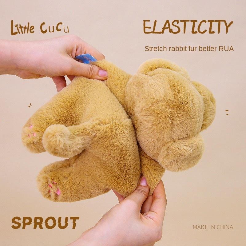 Custom Genuine Saite Interactive Plush Pet Toy, Soft Stuffed Bear for Dog & Cat, Cute Play & Chew Toy