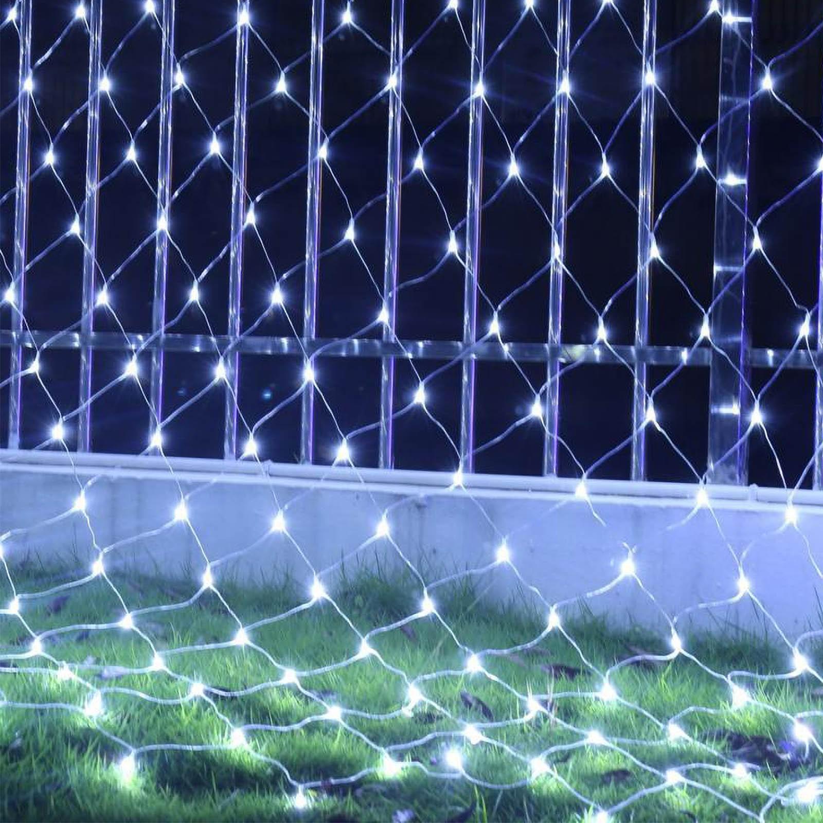 

*2m LED String Decorative Lights Net for Wedding Garden Decoration білий