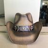 Western Cowboy Rose Red Love Accessories Thickened Summer Cowboy Hat Sun Hat 2025 New Knight Hat Cowboy Men and Women