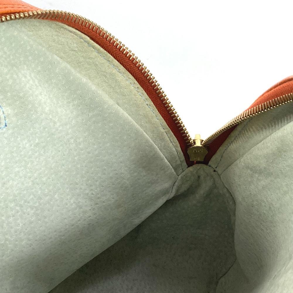 BVLGARI Bvlgari Bvlgari logo Hand Bag Shoulder Bag Leather Brown