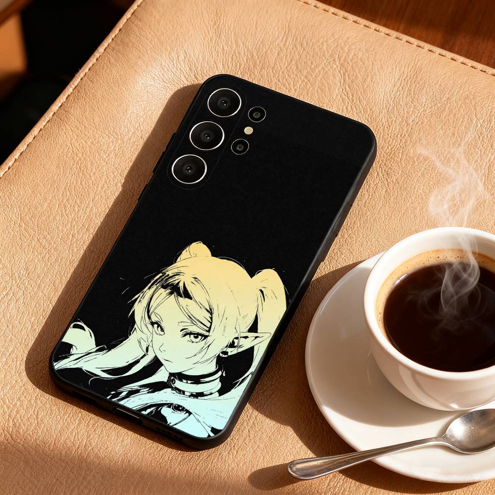 S-Sousou No F-Frieren Phone Case For Samsung S26,S25,S24,S21,S22,S23,S30,Ultra,S20,FE,Lite,10,9,Black Cover