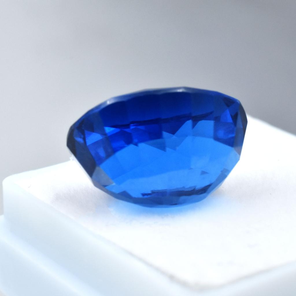 Natural Blue Tanzanite Loose Gemstone Oval Brilliant Cut 11.45 Ct for Jewelry Making and Crafts