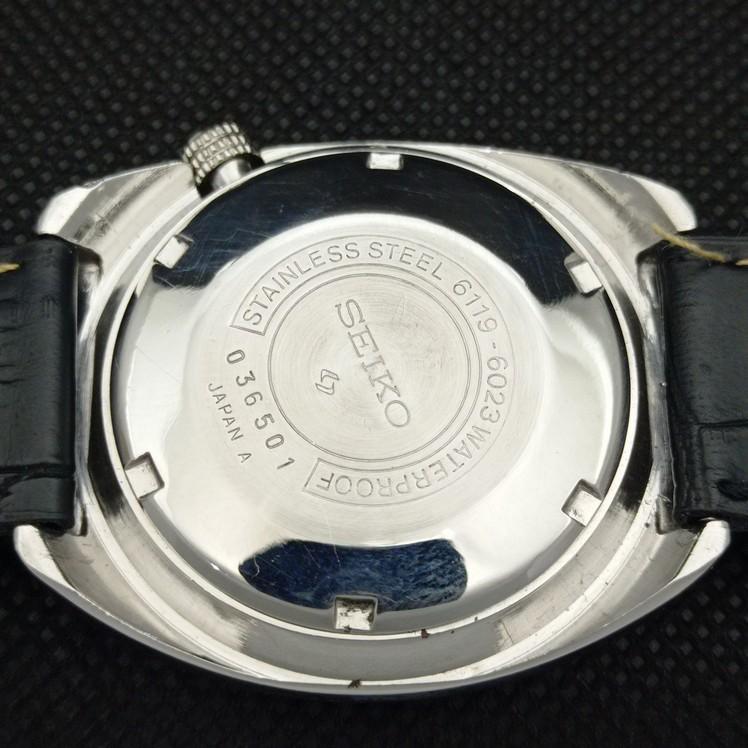 GEBRAUCHTE VINTAGE SEIKO 5 SPORTS AUTO 6119C JAPAN HERREN TAG/DATUM UHR 621d-a415736-2 SKU621d-a415736