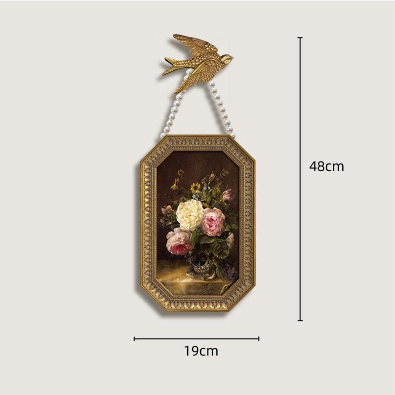 סט מסגרות תמונה וינטג צרפתי קופידון ציור דקורטיבי לסלון קישוט קיר רקע משולב תליון