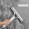 Double-Sided High-Rise Window Squeegee: Glass Cleaning Tool for Home