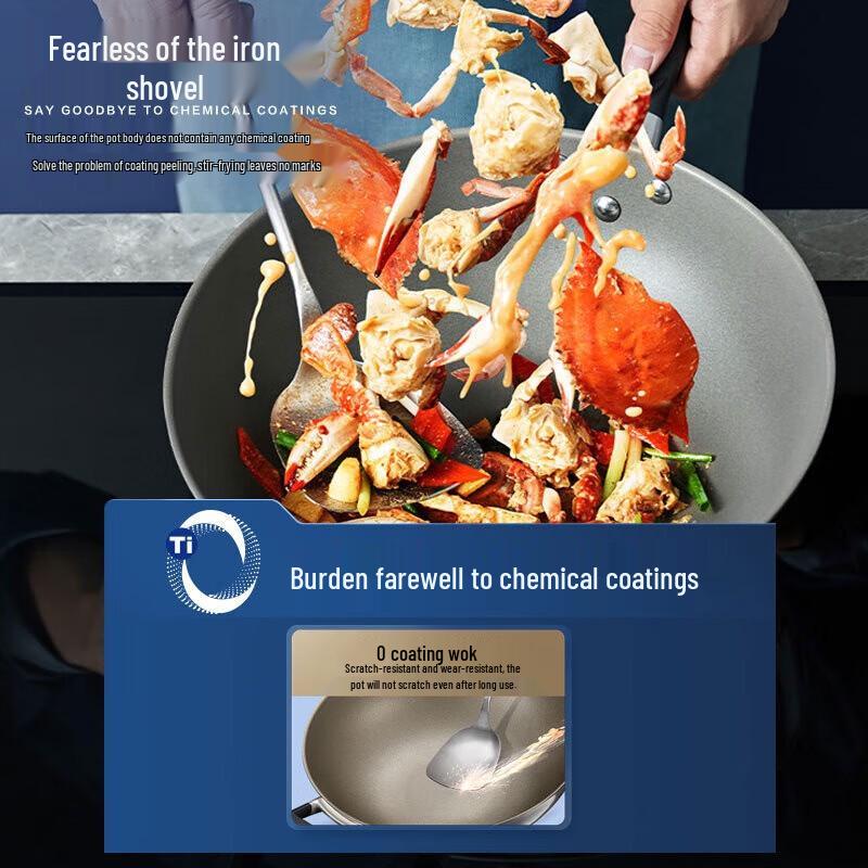 ASD Titanium Non-Stick Wok