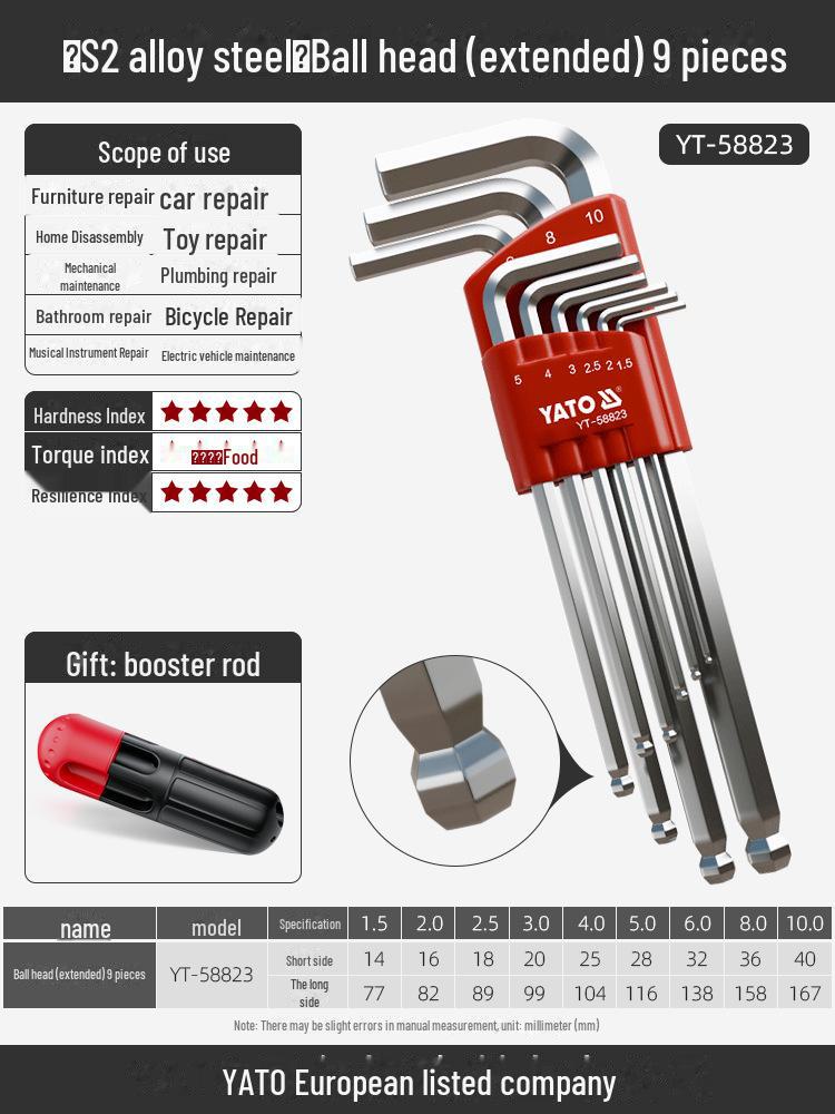Yiertuo Hexagonal Wrench & Screwdriver Set