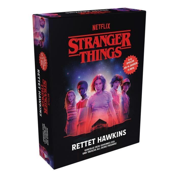 Jeu de société - ASMODEE - Stranger Things Rettet Hawkins - Déduction - Jeu familial - 14 ans - 15 min