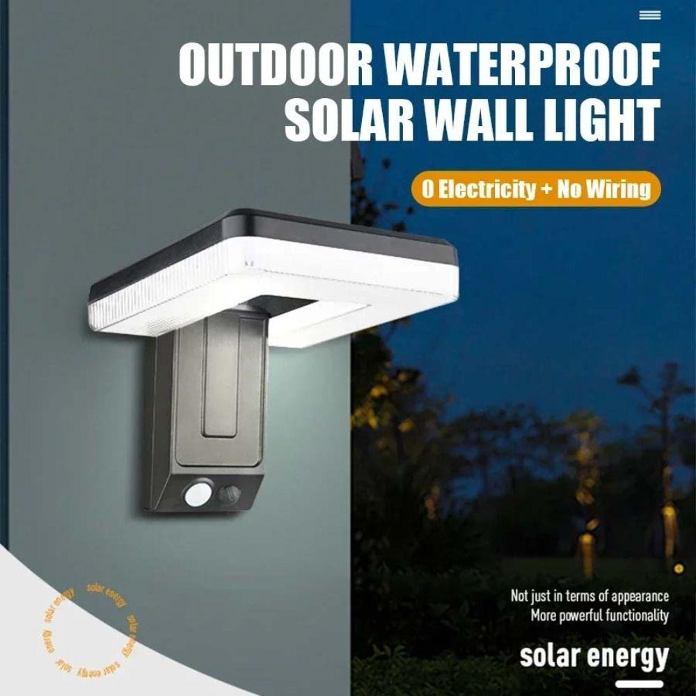 120 Degree Foldable LED Solar Light Motion Sensor 3 Modes Solar Garden Lamp Waterproof Rechargeable Outdoor Wall Lamp