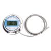 Digitales Thermometer mit 2M Gewindesonde Edelstahl-Temperaturmesser für Kochherdrohr Industrielle Nutzung -50 bis 200℃