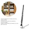 Gold Plated Clarinet Model Miniature Clarinet with Stand and Case Desk Decoration Music Scene Accessory Enduring