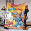 Cute Cartoon Super Zings Blankets Picnic Blanket Warm Flannel Blankets Soft and Comfortable Blanket Bed Linings Birthday Gift