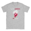 Streetwear TShirt Make America Go Away I Stand With Greenland T Shirts Pure Cotton Tee Shirt for Unisex YK Short Sleeve Clothing