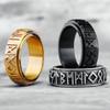 Viking Ring 316L Stainless Steel Rotatable Spin Men Jewelry Punk Rock Gift for Boyfriend Top Quality