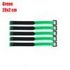 5Pcs Nylon Antiskid Cable Tie Down Straps For Rc Eachine Lipo Battery Multicolor Nylon Straps Magic Tapes Sticker 20/30*2Cm Set