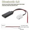 12Pin 12V Bluetooth 4.0 Adapter Aux Cable For Benz W169 W245 W203 W209 W164 W221