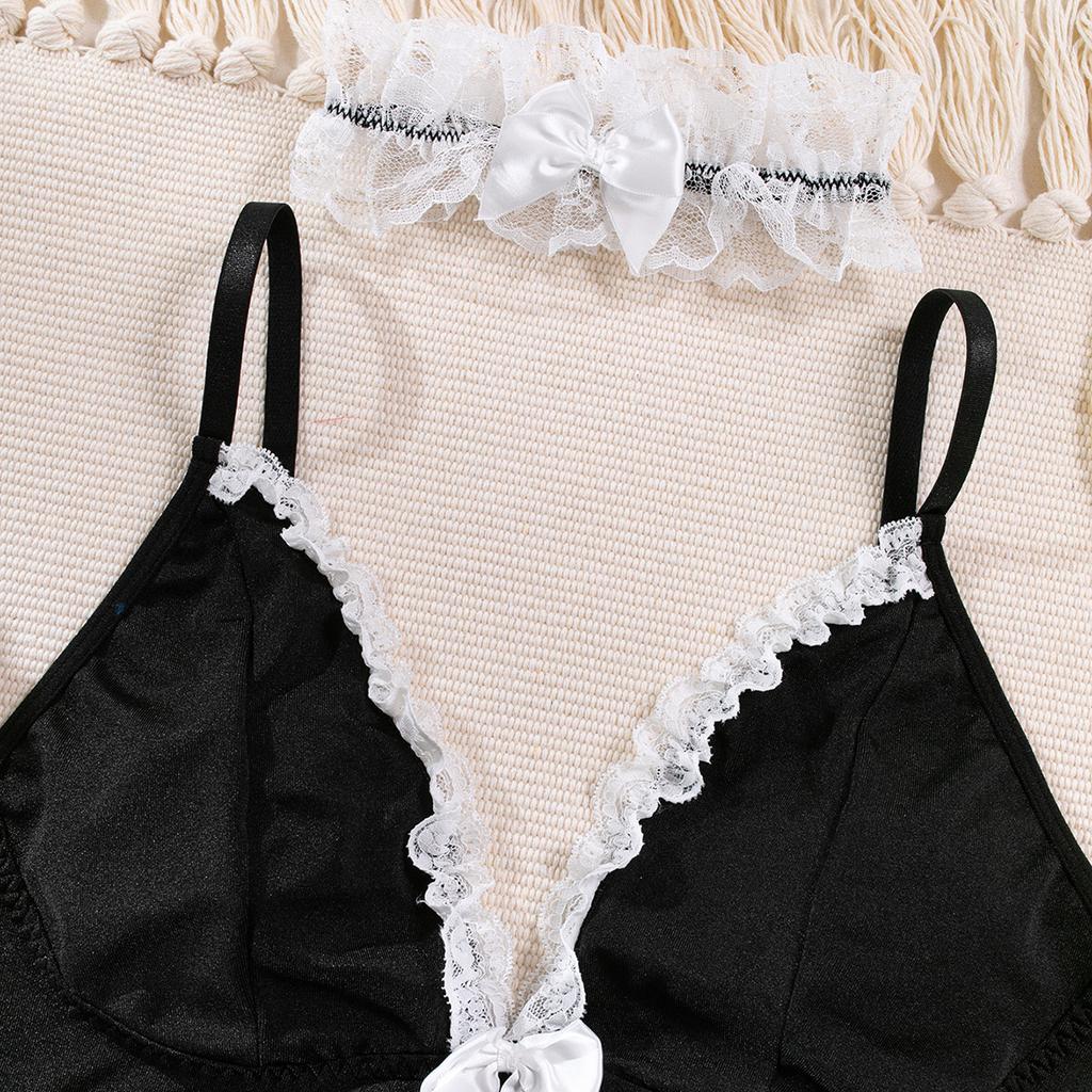 Sexy Lingerie Role Play Maid Costume