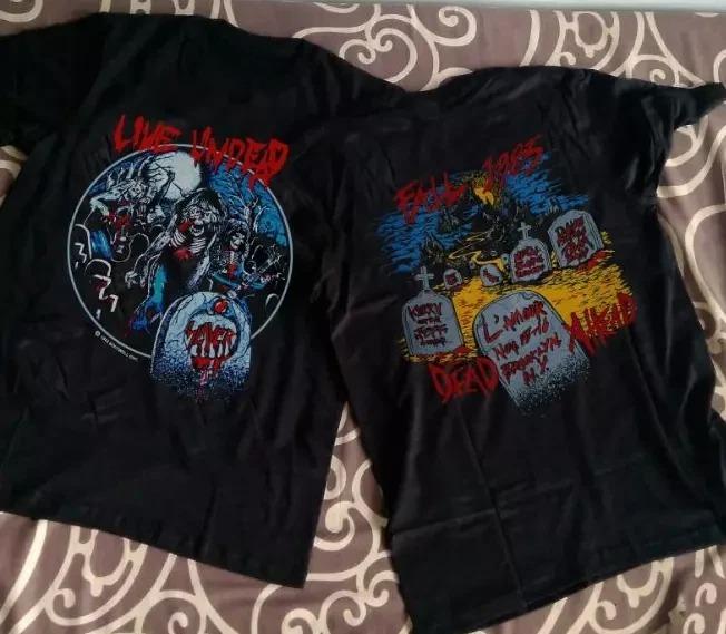 SLAYER Live Undead Never Sold Washed Worn Unisex T-Shirt High-end Luxury Is for Both Men and Women Top Y2k XL