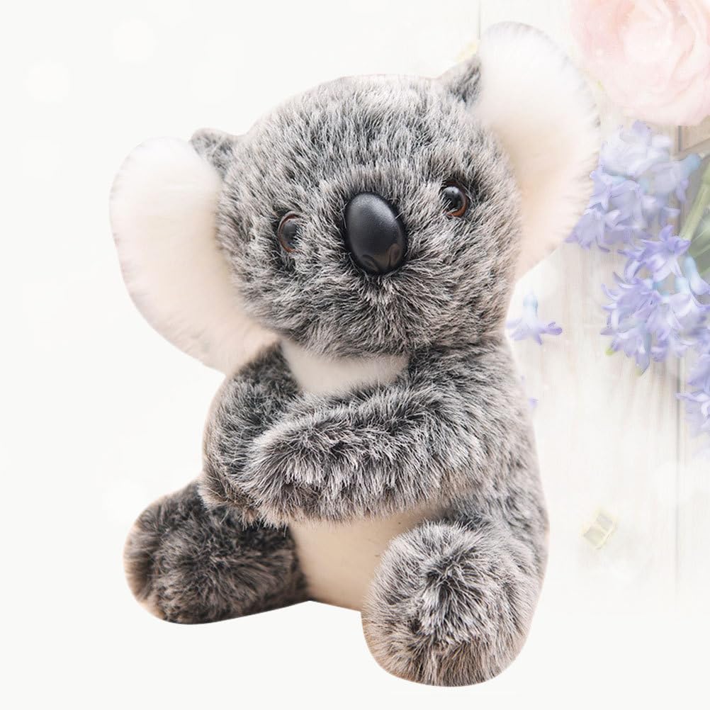 Cute, soft, fluffy koala toy with a gentle touch. A super adorable gift for Christmas, anniversaries, New Years, and birthdays.