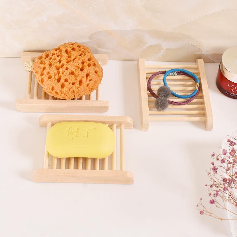 Handgemachte Seife Reinigungsständer Einzigartige Holzseifenschale Tragbar Schalenhalter mit Ablage Badezimmer Seifenaufbewahrungsorganizer
