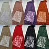 2025 High-quality African Nigerian Elegant Beaded Embroidered Fabric French Tulle Lace Fabrics With Sequins For Party Wedding