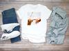 Michelangelo Erschaffung Adams Hände Katze Kurzarm Weiß Herren T-Shirt F030