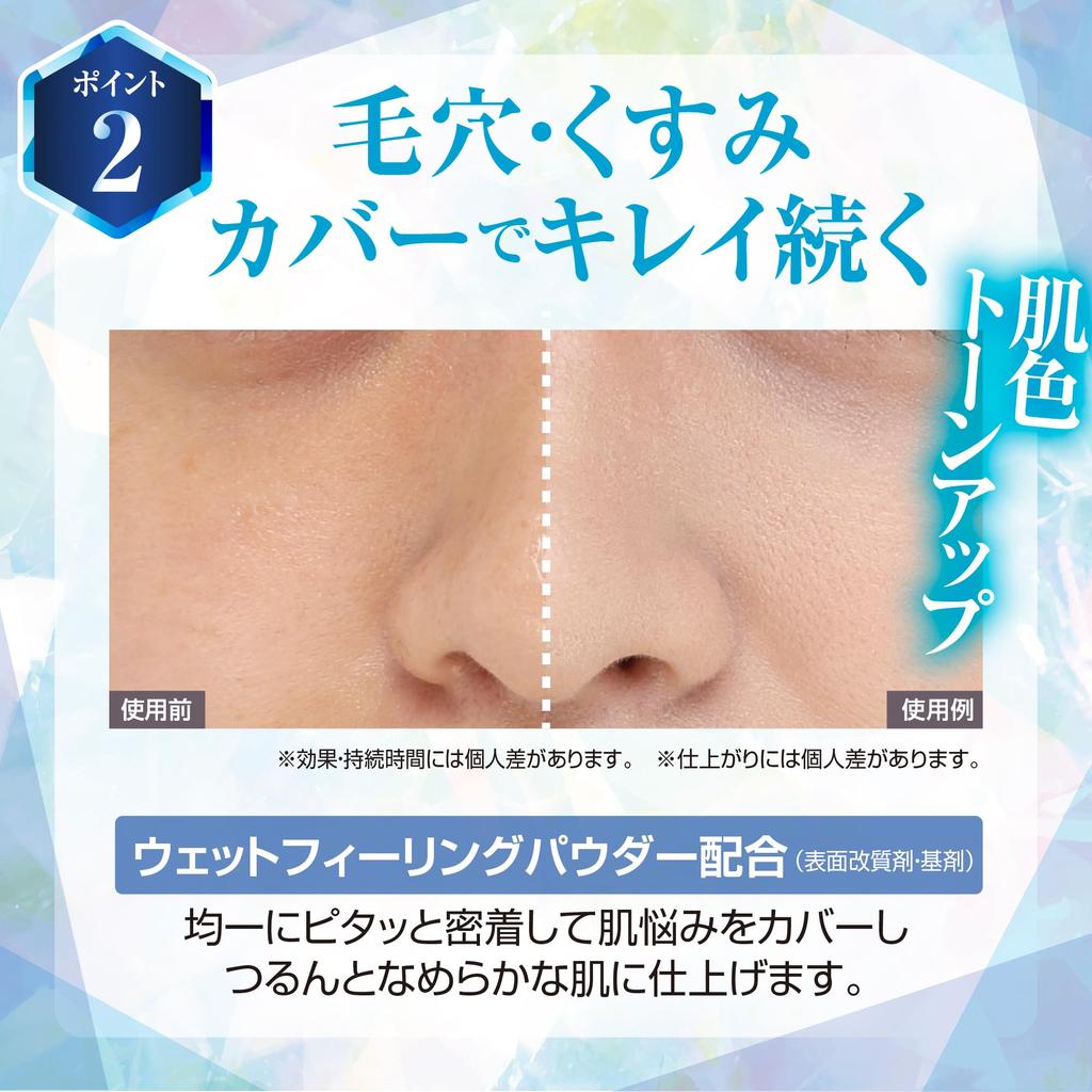 Cooling Charge Makeup Keep Powder UV 8g  SPF50+ PA++++ Face Powder Cooling UV Protection Makeup Touch-up Smooth Feeling Pore and Dullness Natural