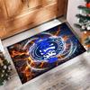Tappeto in Flanella Stampato Chelsea FC Antiscivolo Morbido Poliestere Tappeto per Pavimento Tappetino Decorativo da Interno per Camera da Letto Soggiorno Divano Sala Giochi Decorazione Casa