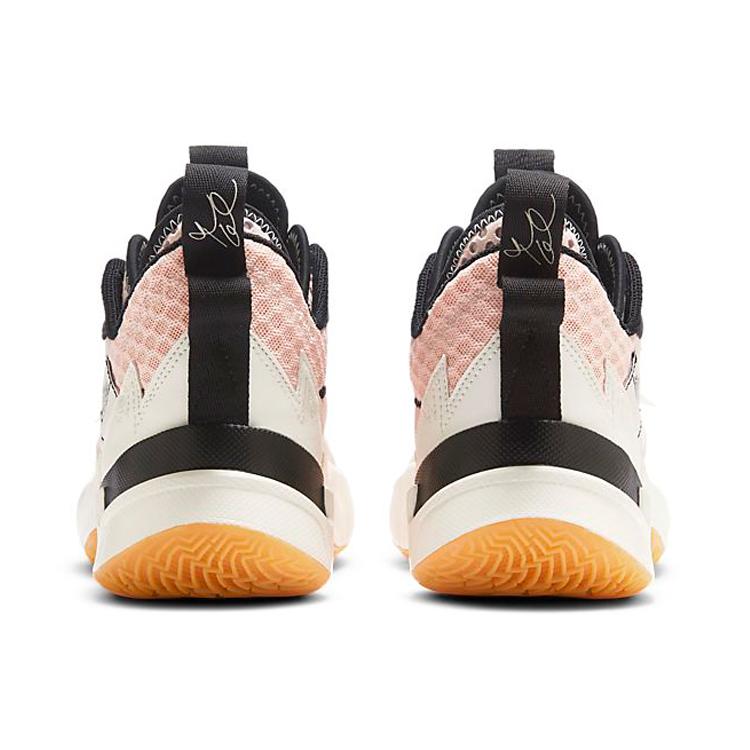 Jordan Why Not Zer0.3 Slip Resistant Cushioning Abrasion Resistant Mid Top Children's Basketball Shoes Coral Powder CD5804-600