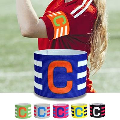 Profesyonel Futbol Kol Bandı Naylon Ayarlanabilir Futbol Kol Bandı Lider Maç Futbol Kol Bandı Kaptan Kol Bandı Bandı