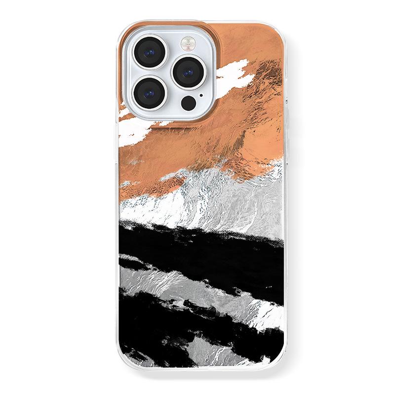 

Чехол Zhitai Glacier Pattern для iPhone 16, 15 Pro Max, 14 Pro, 13, 12, 11 с кронштейном. iPhone 14 Pro Max