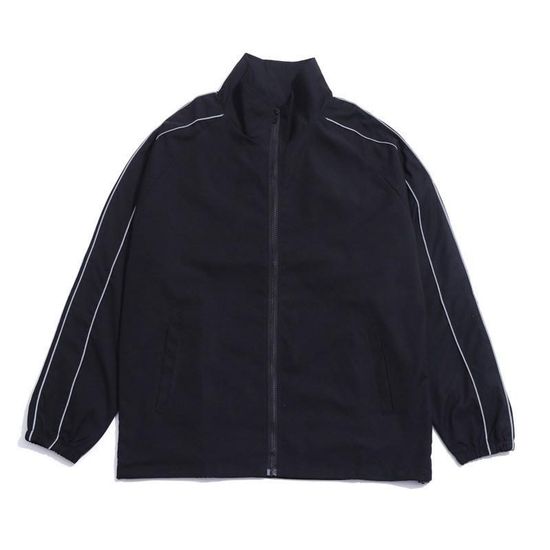 Unisex Oversized Casual Jacket Windproof Lightweight Outerwear Youth