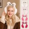 Soft Faux Fur Plush Earmuffs Elastic Headband Cartoon Ear Covers Fluffy Ear Muffs Winter Outdoor