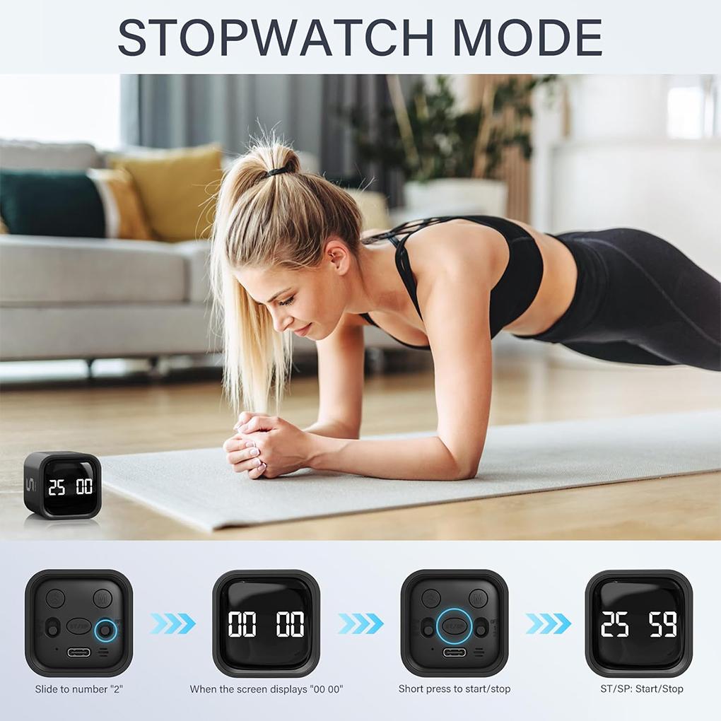 Kitchen Timer Electronic Timer Fast Timing Easy To Operate Built-in 500mAh Countdowns Timer Timers