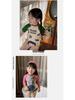 Korean Style Cartoon Lace One-Piece Swimsuit for Girls - Summer Graffiti Design for Small To Medium Children